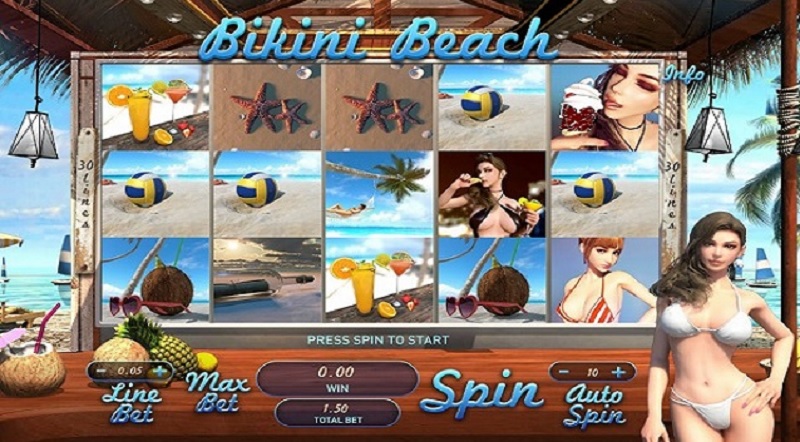 Khám phá thế giới bãi biển với tựa game quay hũ Bikini Beach