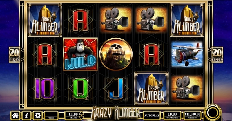 Khám phá tựa game slot khỉ đột khổng lồ Krazy Klimber