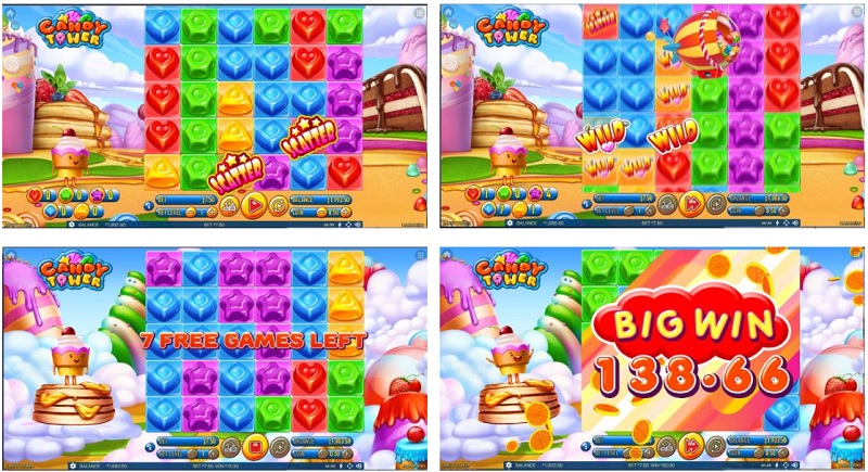 Chinh phục thế giới kẹo ngọt qua tựa game slot Candy Tower hấp dẫn