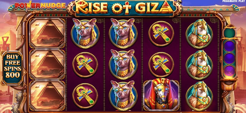 Rise Of Giza Power Nudge - Game quay hũ khám phá kỷ nguyên Ai Cập mới nhất