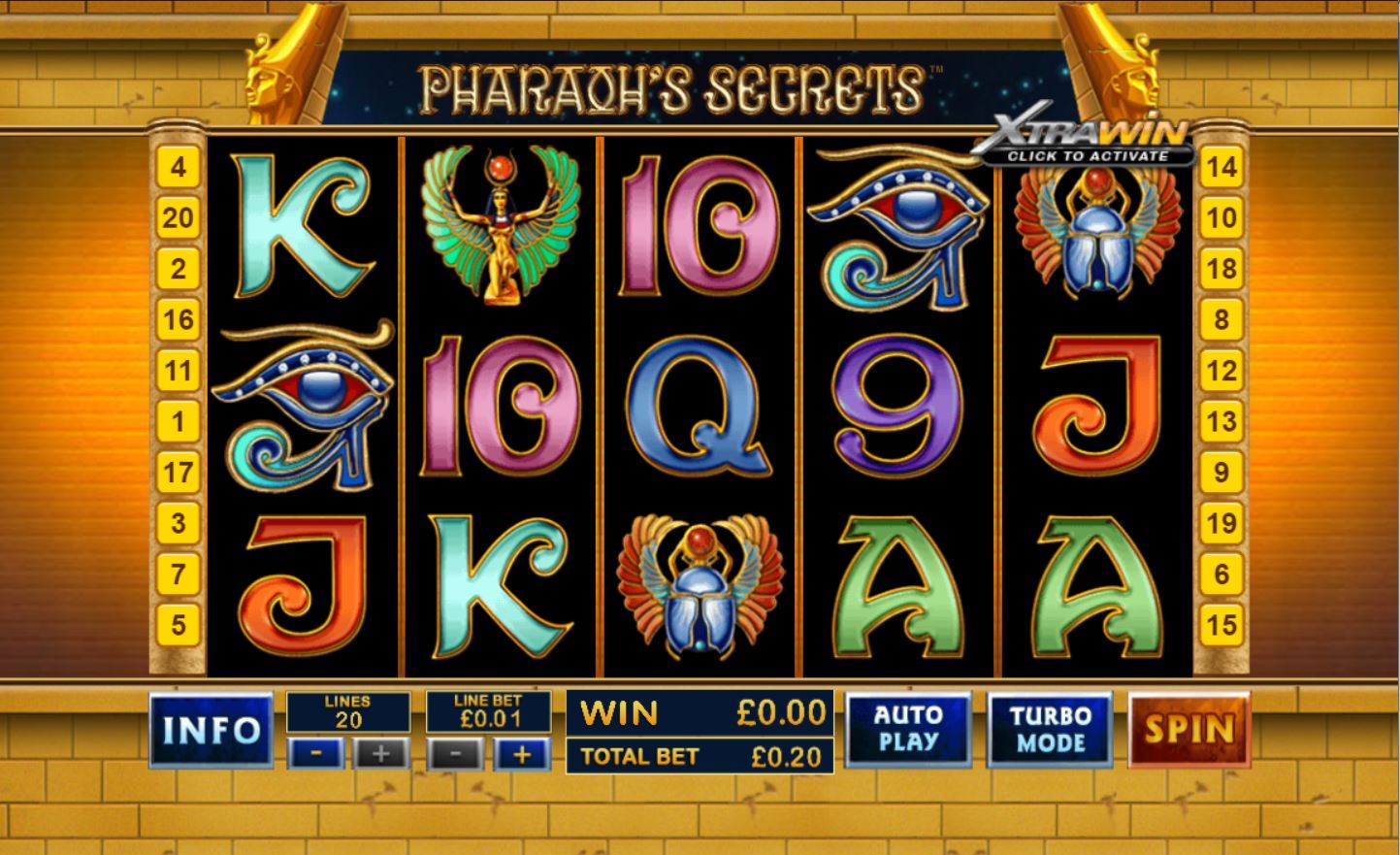 Pharaoh’s Srcrets - Sản phẩm slots game đặc sắc tại VB9