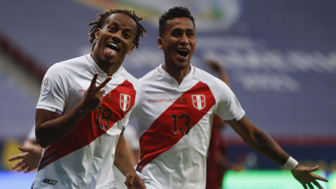 Các cầu thủ Peru đủ sức đánh bại Colombia một lần nữa