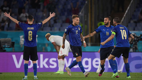 Niềm vui chiến thắng sẽ đến với Italia trong trận bán kết EURO 2020